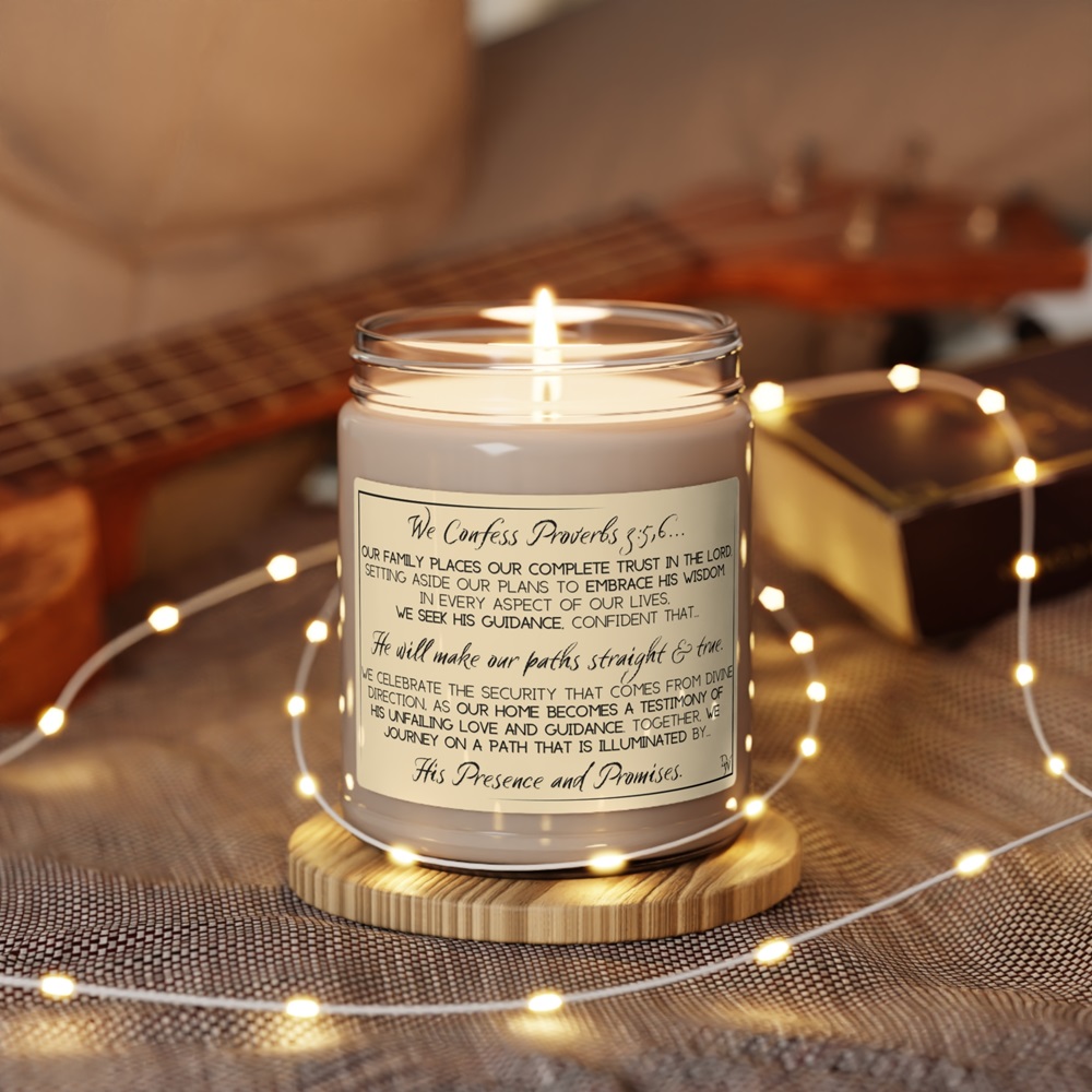 candles with bible verses