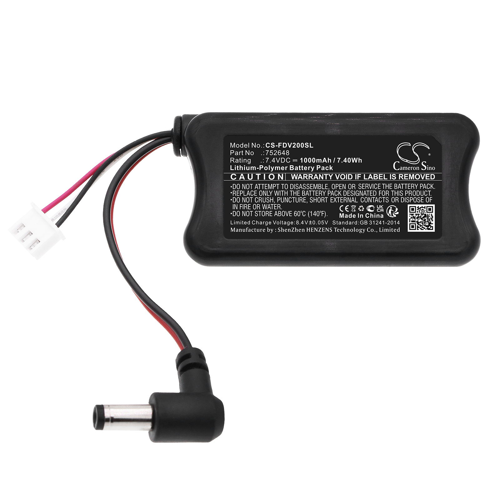 FatShark VR Battery (1000mah) 752648