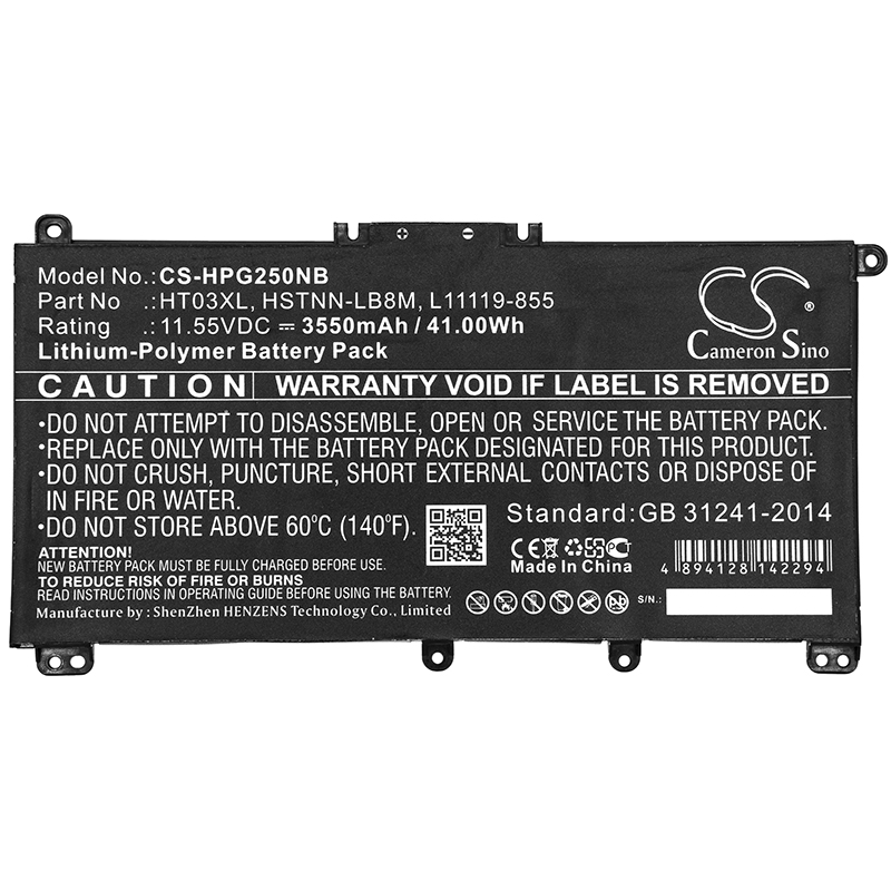 CS-HPG250NB-3 HP Laptop Battery (HT03XL) (3550mAH)