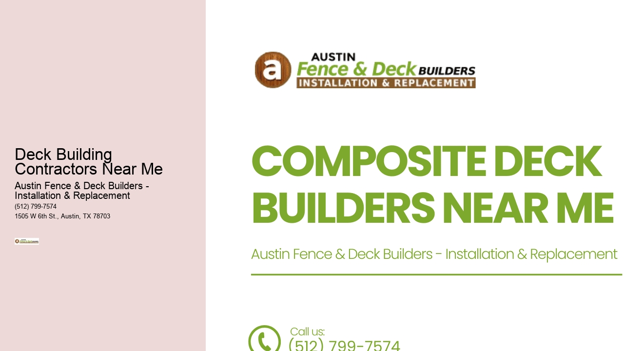 Deck Building Contractors Near Me