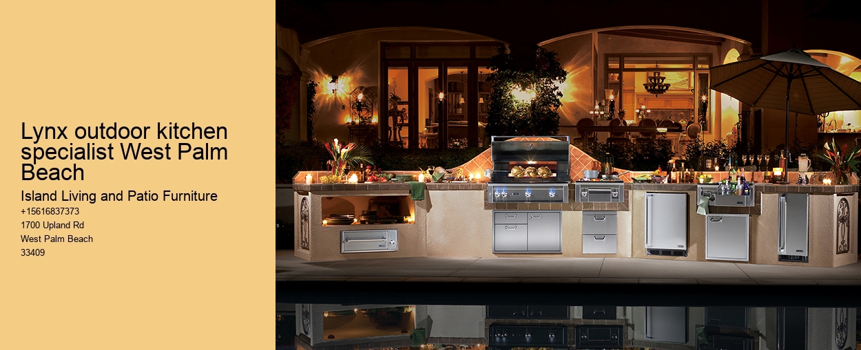 Lynx outdoor kitchen specialist West Palm Beach