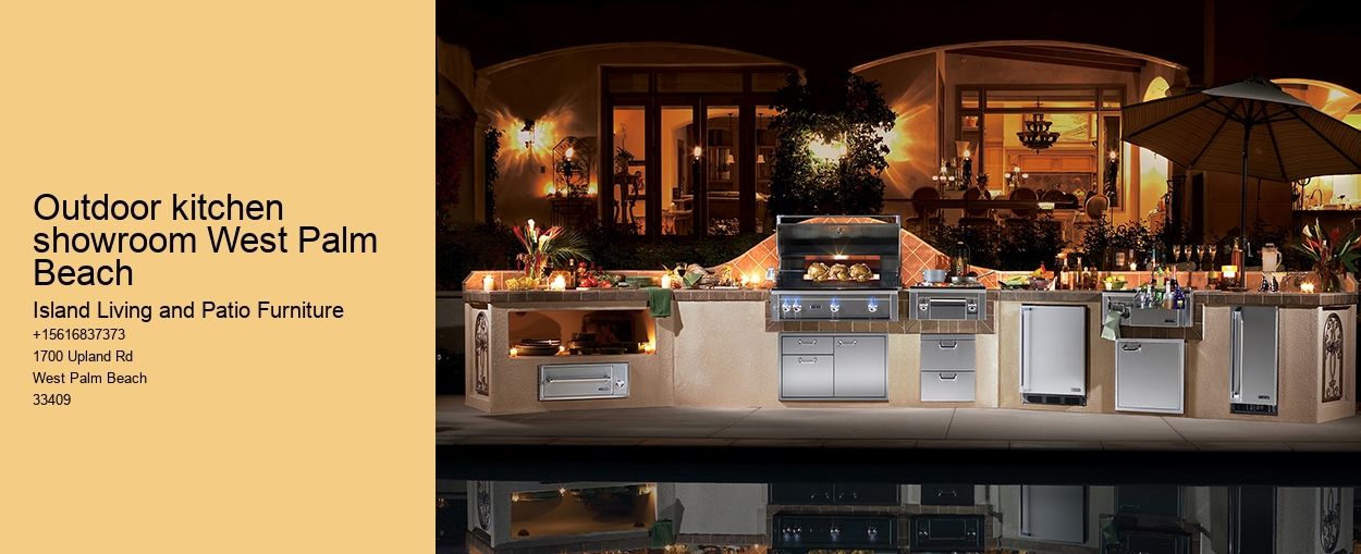 Outdoor kitchen showroom West Palm Beach
