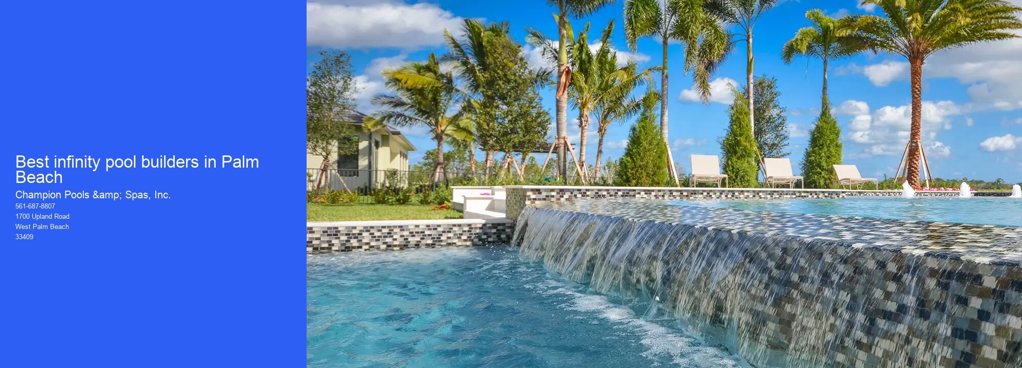 Best infinity pool builders in Palm Beach
