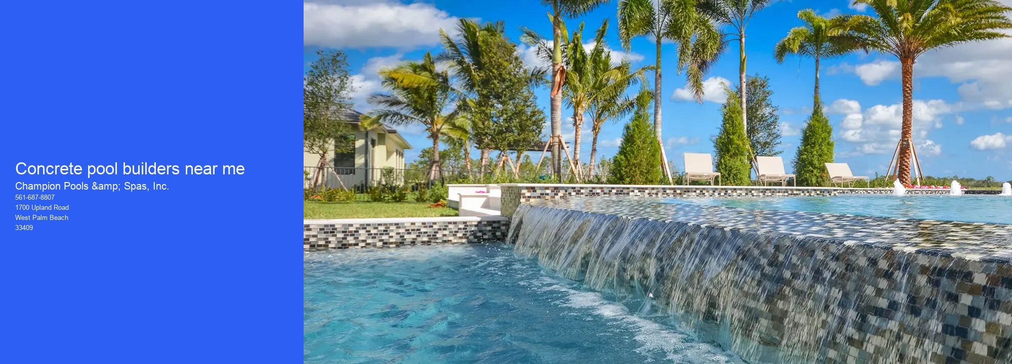Concrete pool builders near me