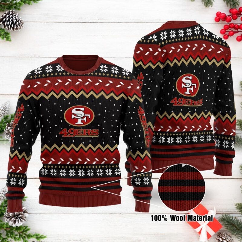 Sportswearmerch San Francisco 49ers NFL Ugly Sweater For Fan - Sportswearmerch