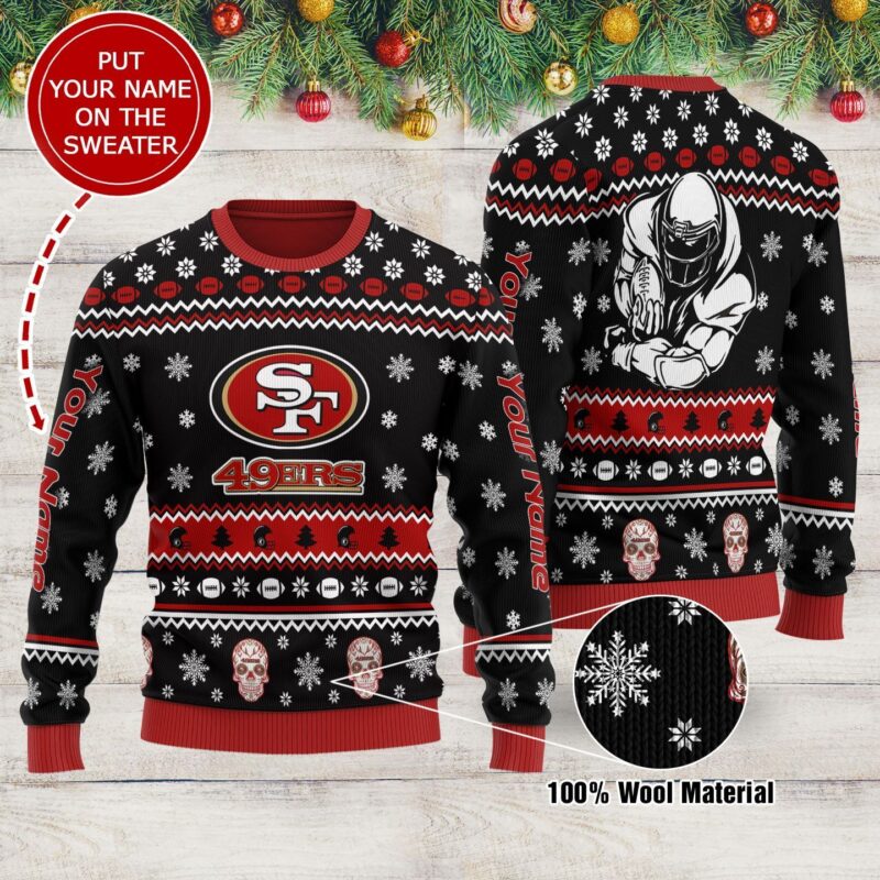 Sportswearmerch San Francisco 49ers NFL Ugly Sweater For Fan - Sportswearmerch