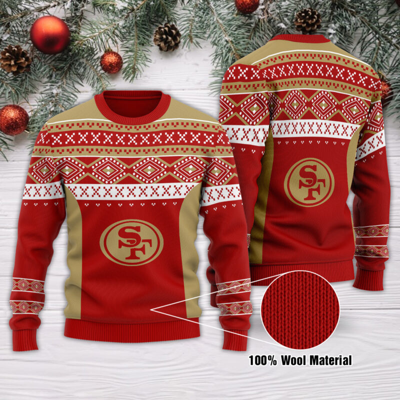 Sportswearmerch San Francisco 49ers NFL Ugly Sweater For Fan - Sportswearmerch