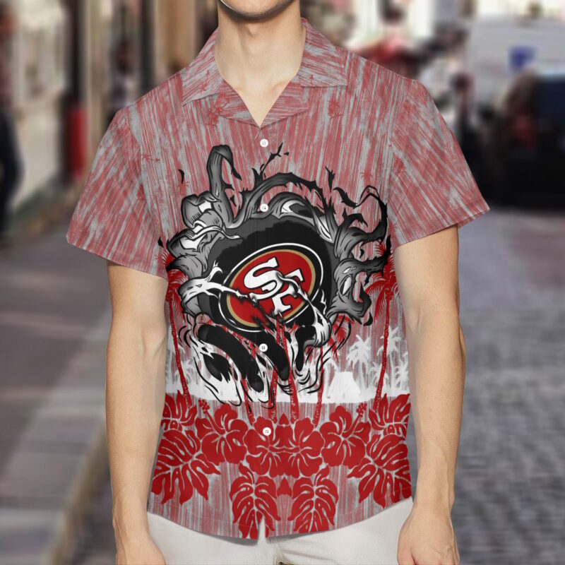 Sportswearmerch San Francisco 49ers NFL Personalized Button Shirt For Fan - Sportswearmerch