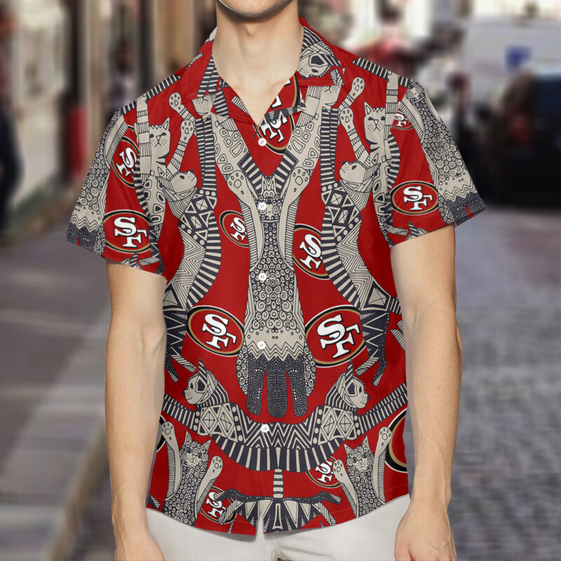 Sportswearmerch San Francisco 49ers NFL Summer Hawaiian Shirt For Fan - Sportswearmerch