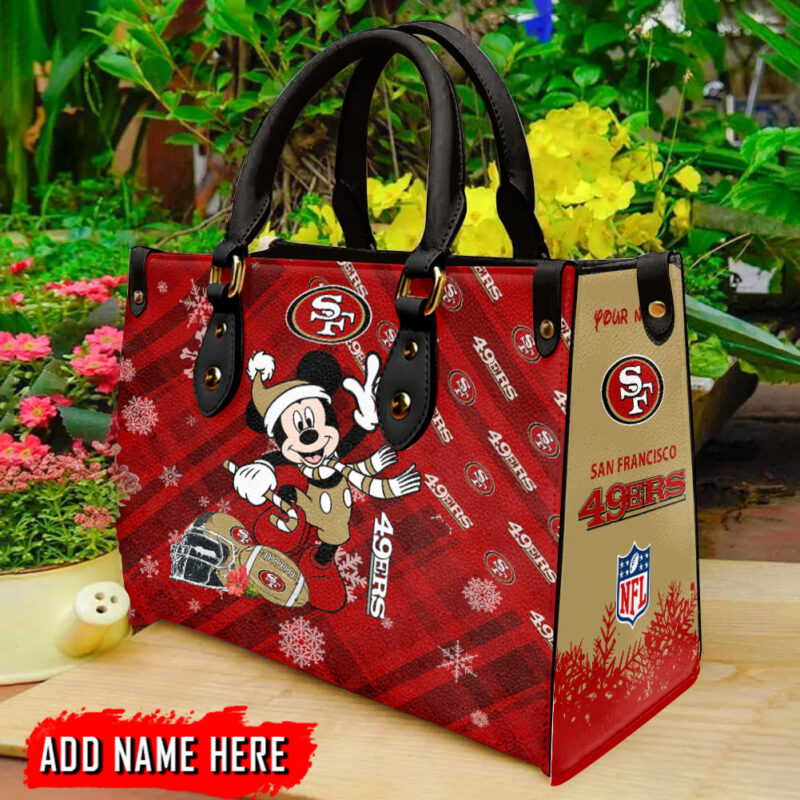 Sportswearmerch San Francisco 49ers NFL Leather Hand Bag For Fan - Sportswearmerch