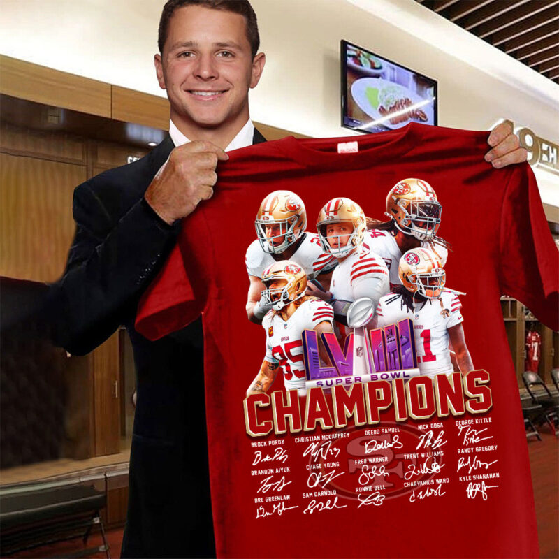 SF 49Ers Tshirt Superbowl Champions 2024 Gifts For Fans - Sportswearmerch