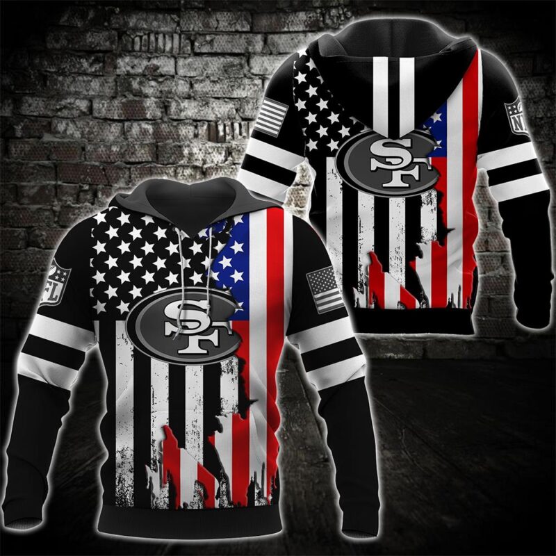 San Francisco 49ers 3D Hoodie For Hot Fans
