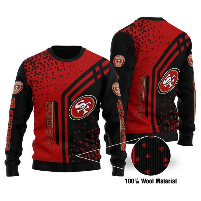 Sportswearmerch San Francisco 49ers NFL Ugly Sweater For Fan - Sportswearmerch