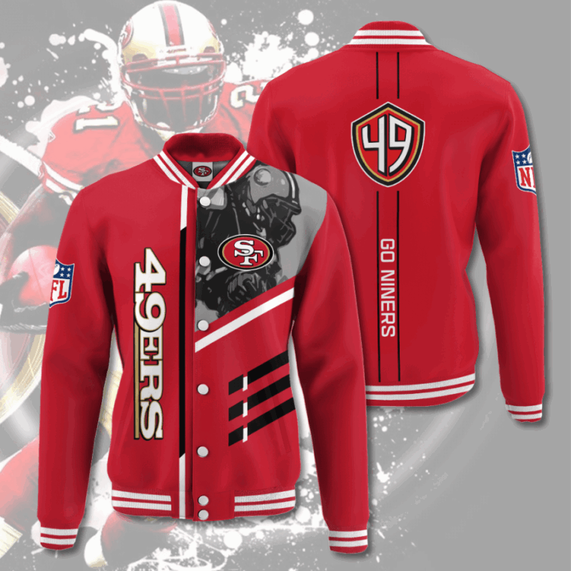 San Francisco 49ers Bomber Jacket For Big Fans