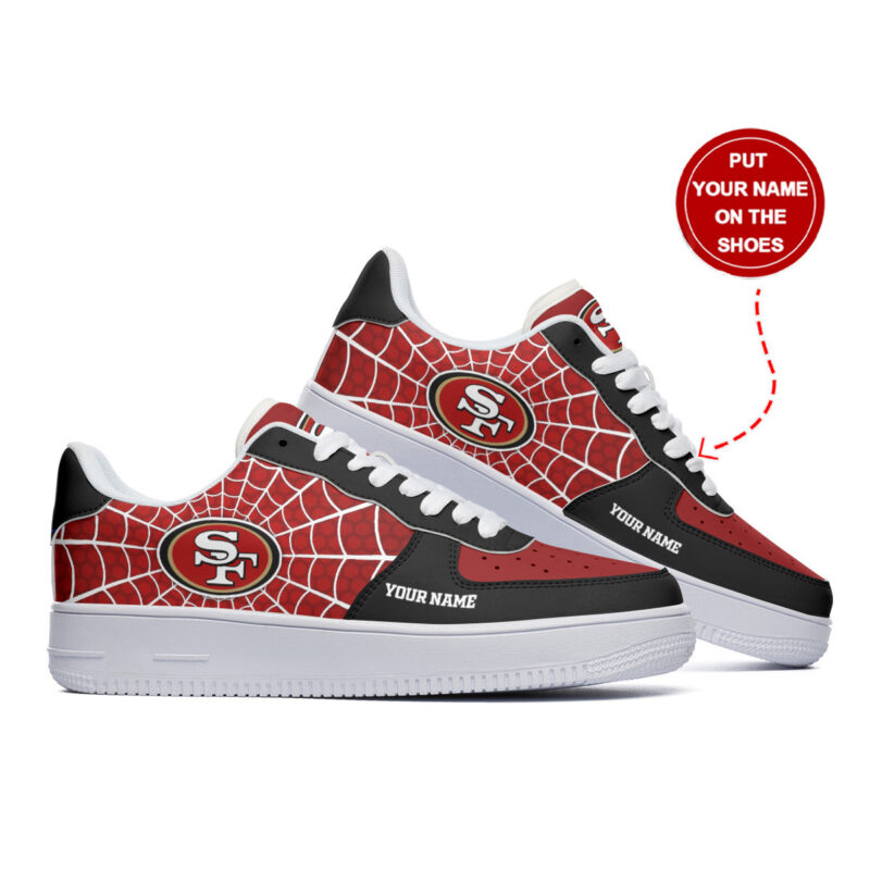 Sportswearmerch San Francisco 49ers NFL Personalized AF1 Shoes For Fan - Sportswearmerch