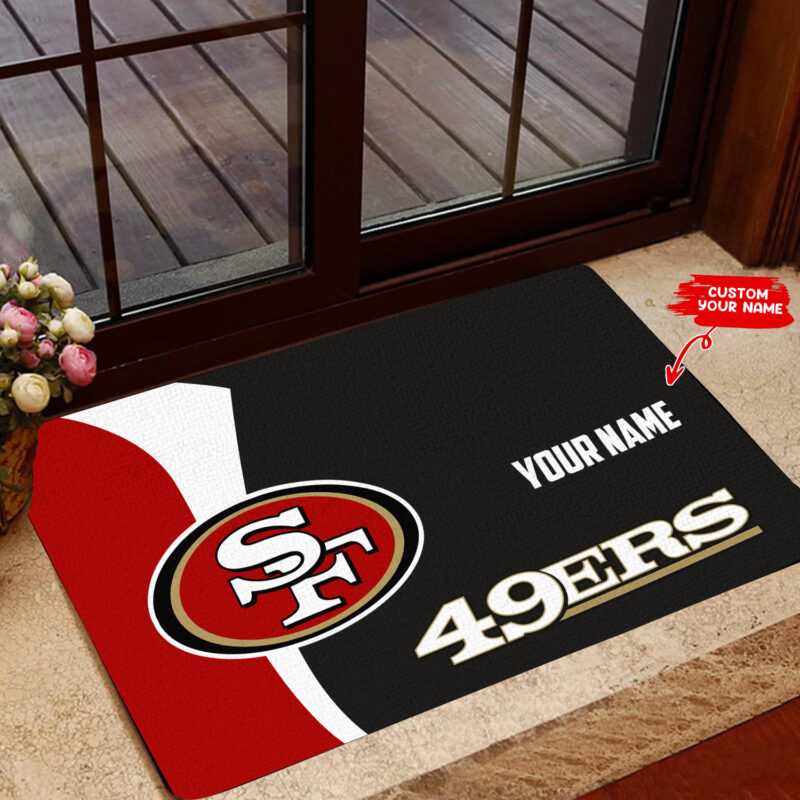 Sportswearmerch San Francisco 49ers NFL Personalized Doormat For Fan - Sportswearmerch