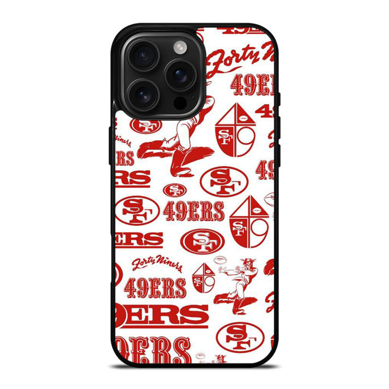 SAN FRANCISCO 49ERS LOGO FORTY NINERS FOOTBALL iPhone 16 Pro Max Case Cover