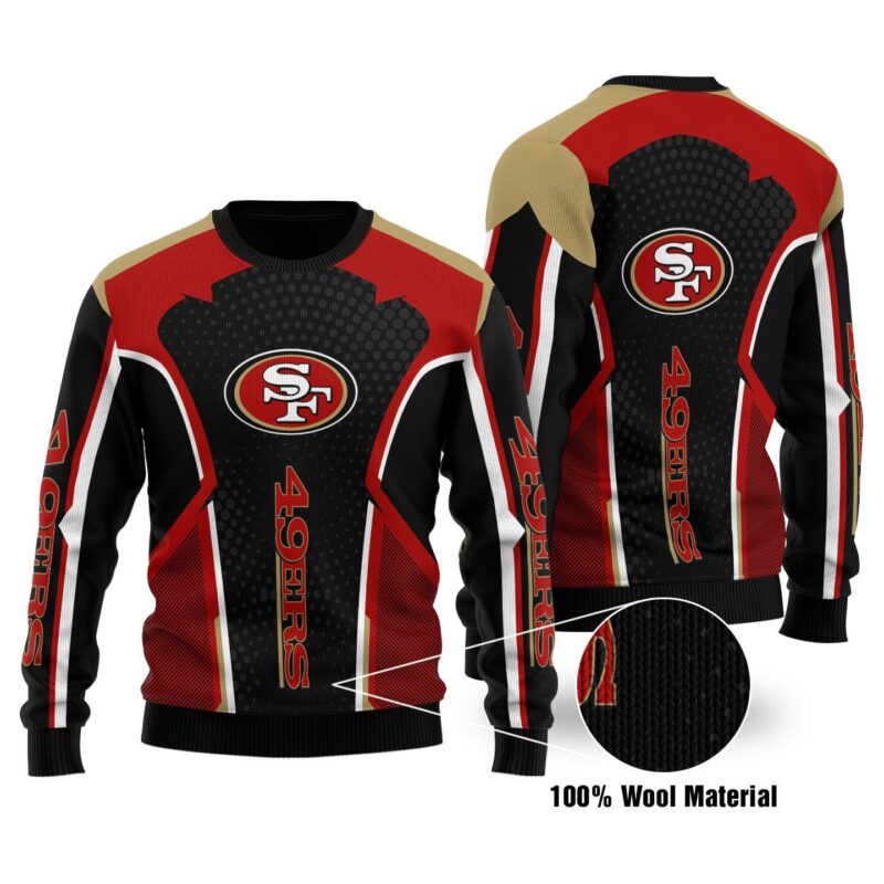 Sportswearmerch San Francisco 49ers NFL Ugly Sweater For Fan - Sportswearmerch