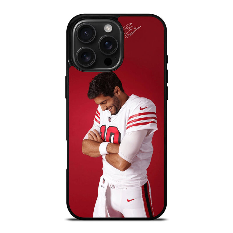 JIMMY GAROPPOLO 49ERS SIGNATURE iPhone 16 Pro Max Case Cover