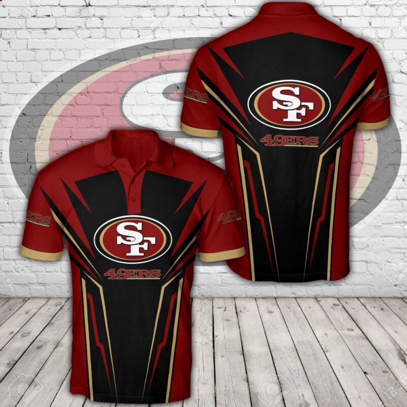 Sportswearmerch San Francisco 49ers NFL Polo T-Shirt For Fan - Sportswearmerch