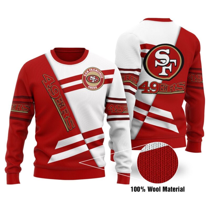 Sportswearmerch San Francisco 49ers NFL Ugly Sweater For Fan - Sportswearmerch