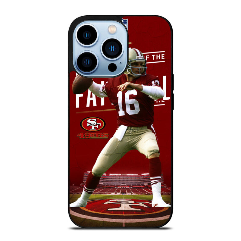 JOE MONTANA 16 SF SAN FRANCISCO 49ERS iPhone 13 Pro Max Case