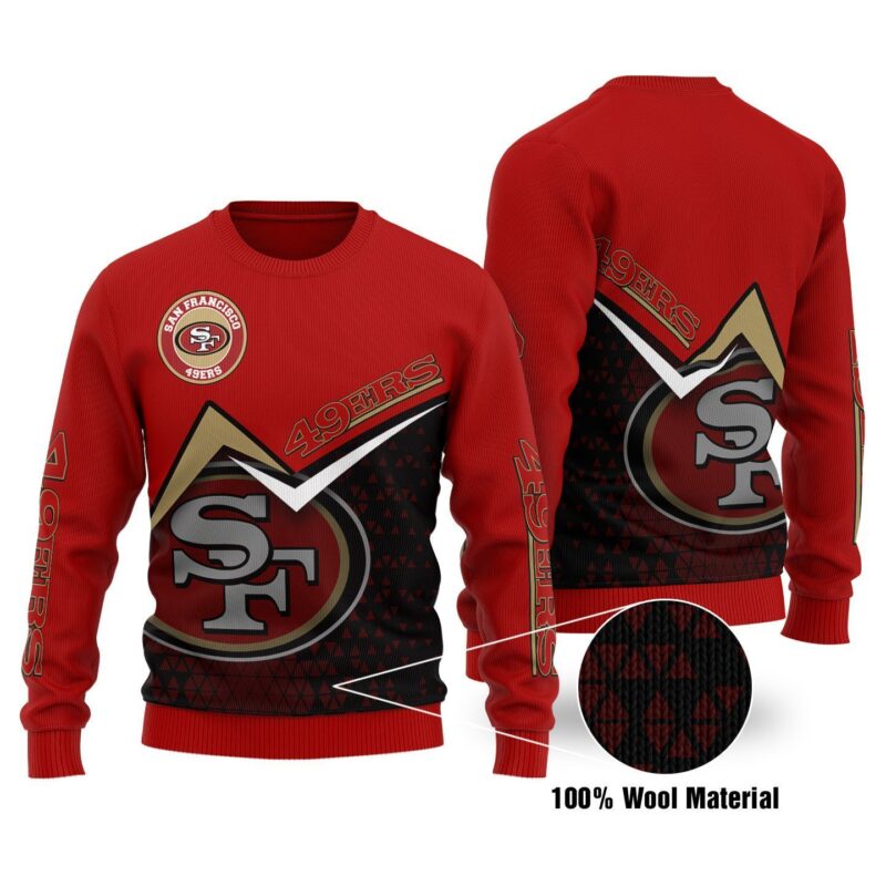 Sportswearmerch San Francisco 49ers NFL Ugly Sweater For Fan - Sportswearmerch