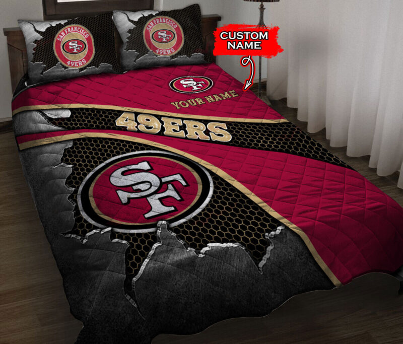 Sportswearmerch San Francisco 49ers NFL Quilt Set For Fan - Sportswearmerch