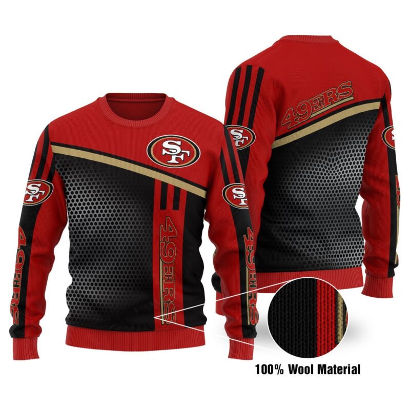 Sportswearmerch San Francisco 49ers NFL Ugly Sweater For Fan - Sportswearmerch