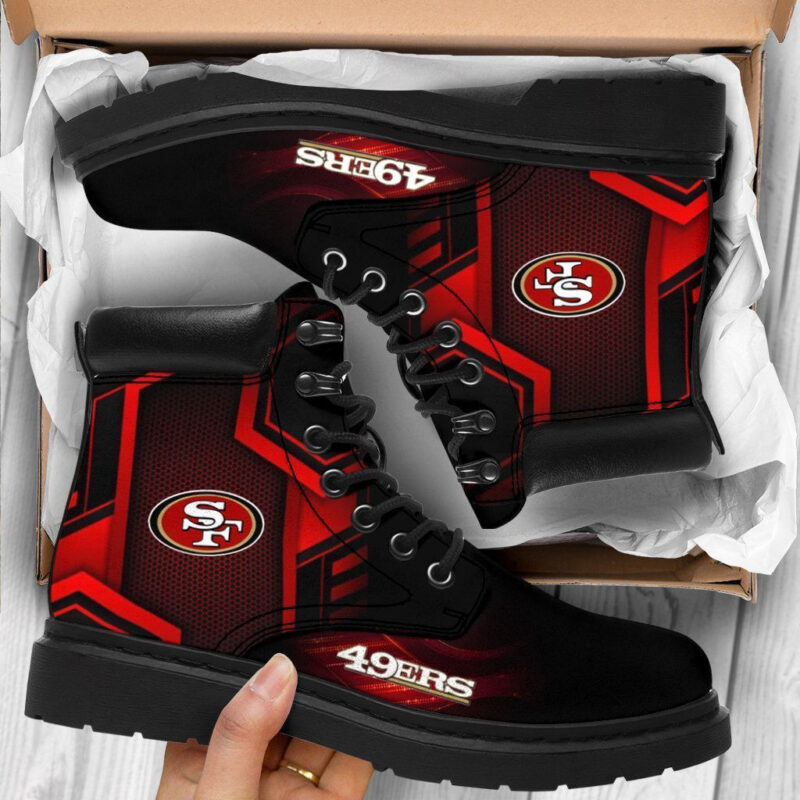 Sportswearmerch San Francisco 49ers NFL Classic Boots For Fan - Sportswearmerch