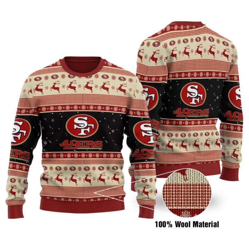 Sportswearmerch San Francisco 49ers NFL Ugly Sweater For Fan - Sportswearmerch