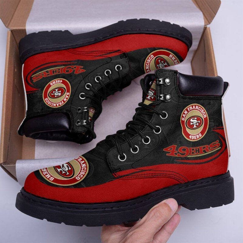 Sportswearmerch San Francisco 49ers NFL Classic Boots For Fan - Sportswearmerch