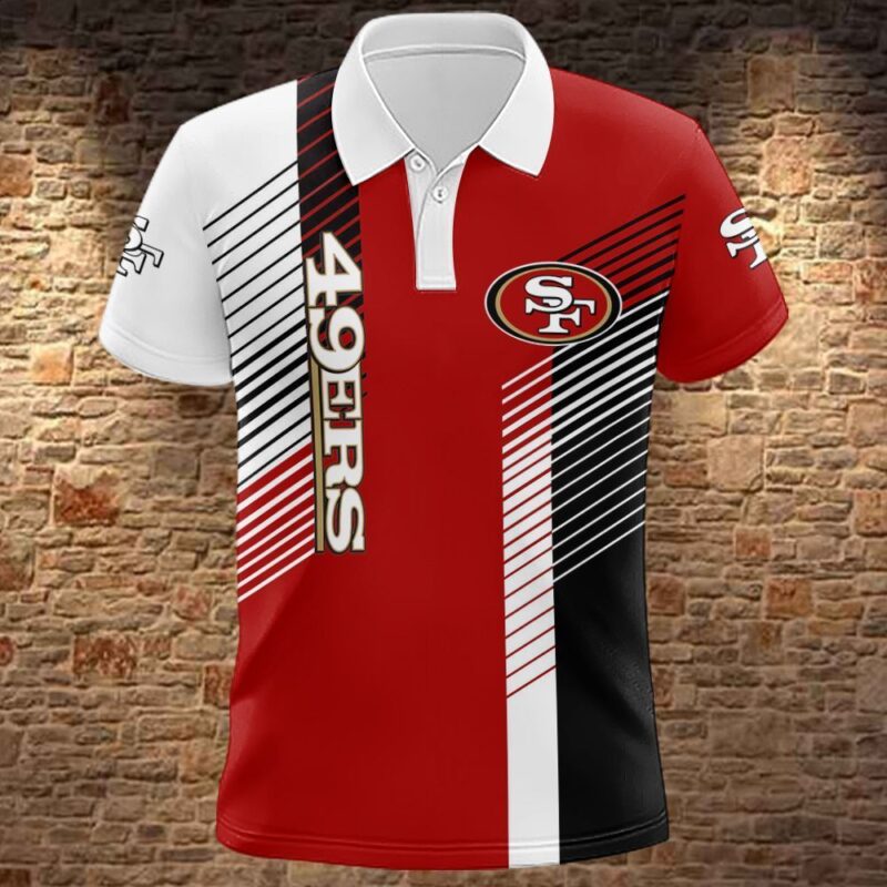 Sportswearmerch San Francisco 49ers NFL Polo T-Shirt For Fan - Sportswearmerch