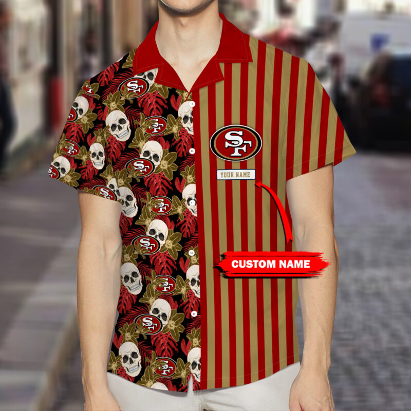 Sportswearmerch San Francisco 49ers NFL Personalized Button Shirt For Fan - Sportswearmerch