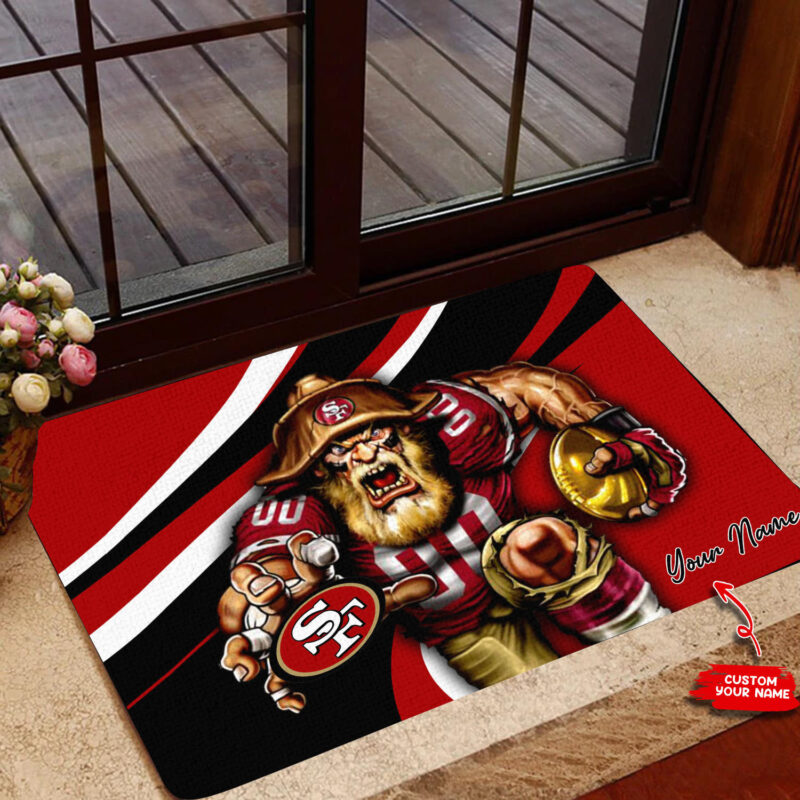 Sportswearmerch San Francisco 49ers NFL Personalized Doormat For Fan - Sportswearmerch