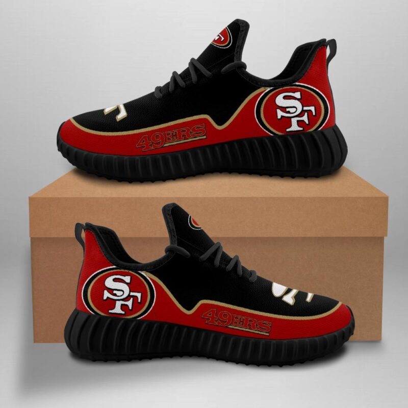 San Francisco 49ers Sneakers Big Logo Yeezy Shoes