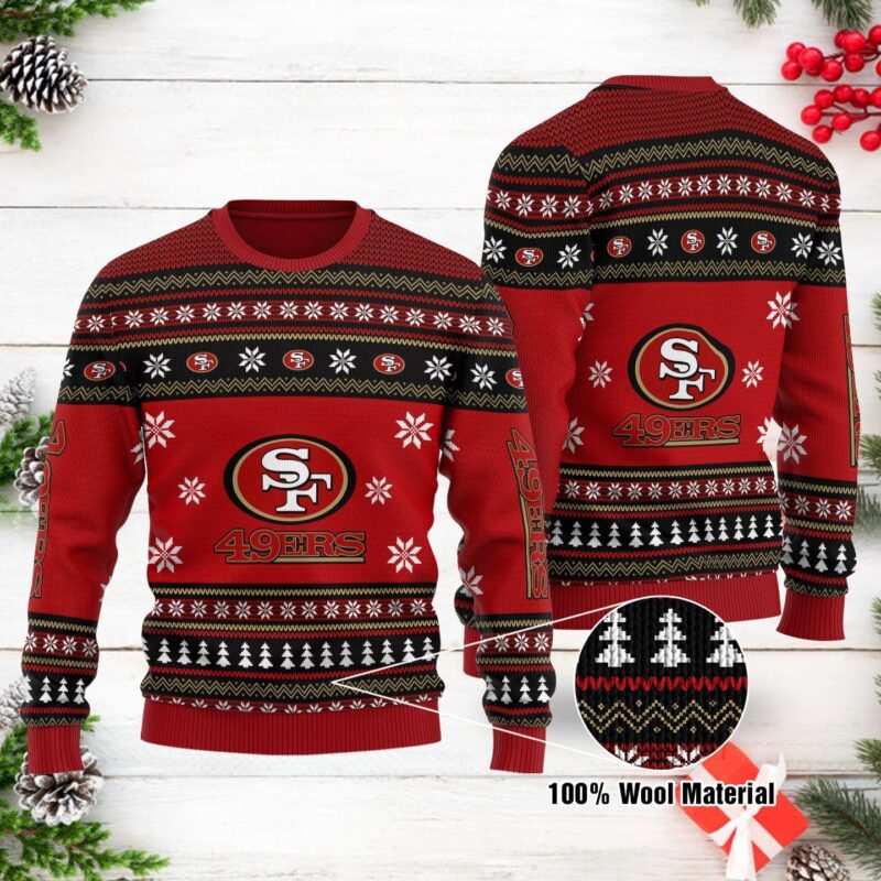 Sportswearmerch San Francisco 49ers NFL Ugly Sweater For Fan - Sportswearmerch