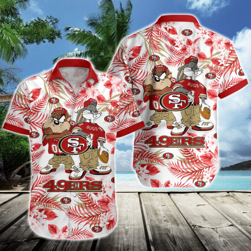 Sportswearmerch San Francisco 49ers New Hawaiian Shirt For NFL Team - Sportswearmerch