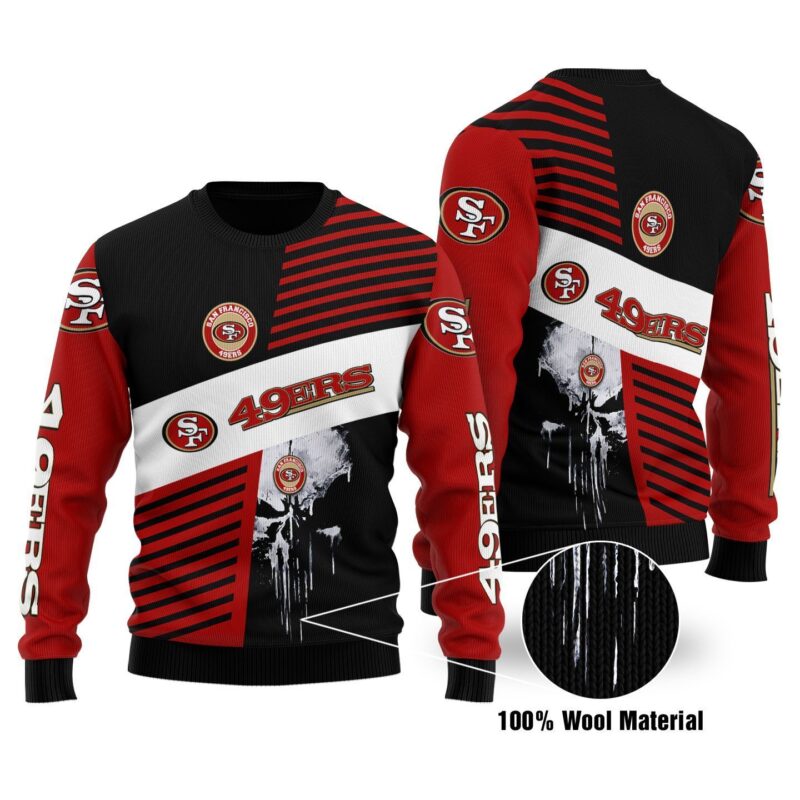 Sportswearmerch San Francisco 49ers NFL Ugly Sweater For Fan - Sportswearmerch