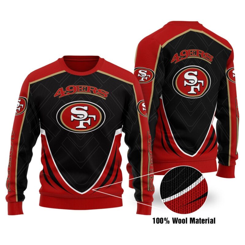 Sportswearmerch San Francisco 49ers NFL Ugly Sweater For Fan - Sportswearmerch