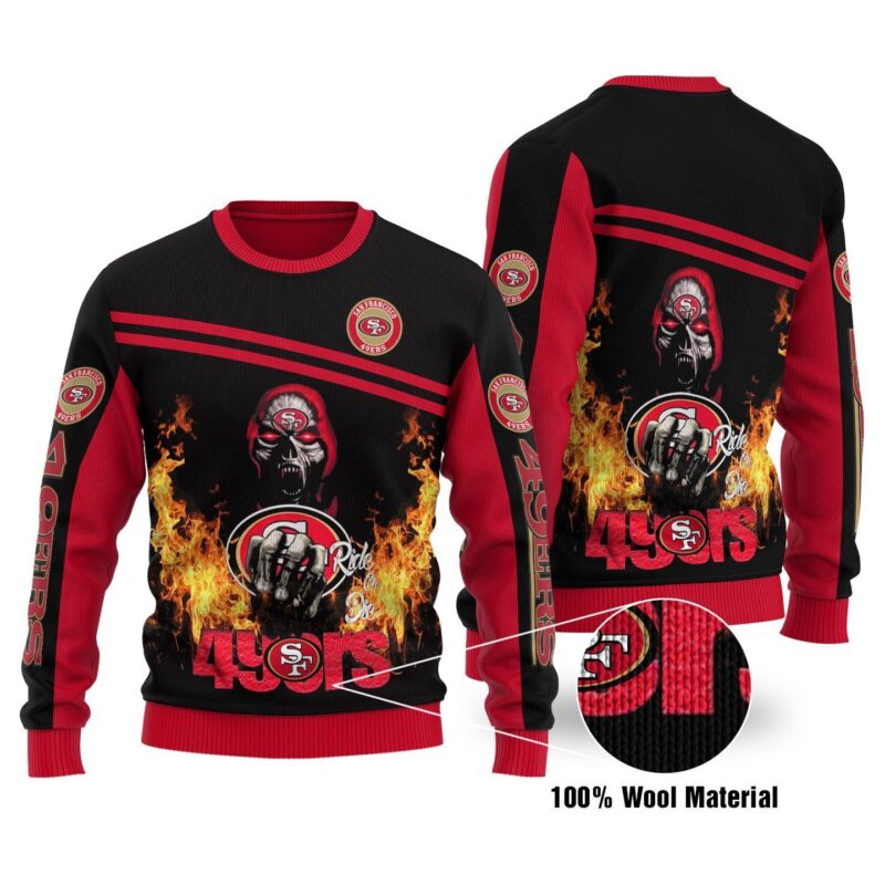 Sportswearmerch San Francisco 49ers NFL Ugly Sweater For Fan - Sportswearmerch
