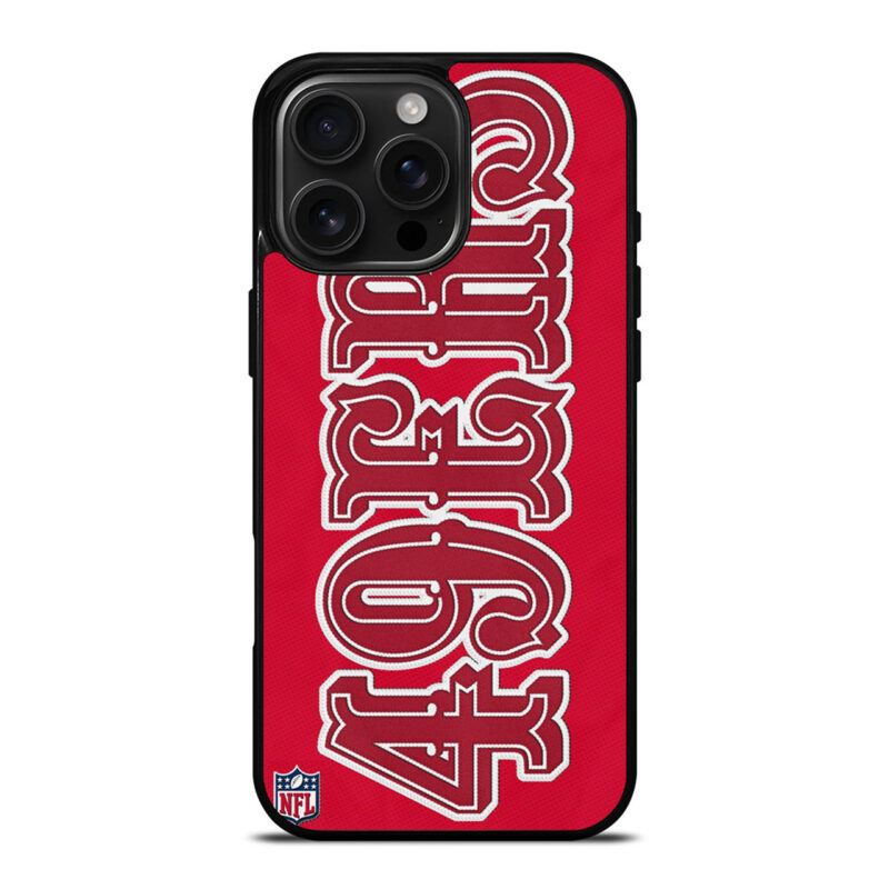 SAN FRANCISCO 49ERS FOOTBALL TEAM LOGO iPhone 16 Pro Max Case Cover
