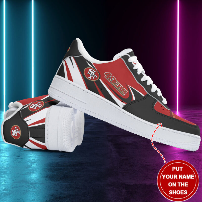 Sportswearmerch San Francisco 49ers NFL Personalized AF1 Shoes For Fan - Sportswearmerch