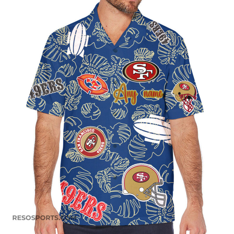 Sportswearmerch San Francisco 49ers NFL Hawaiian Shirt For Fans - Sportswearmerch