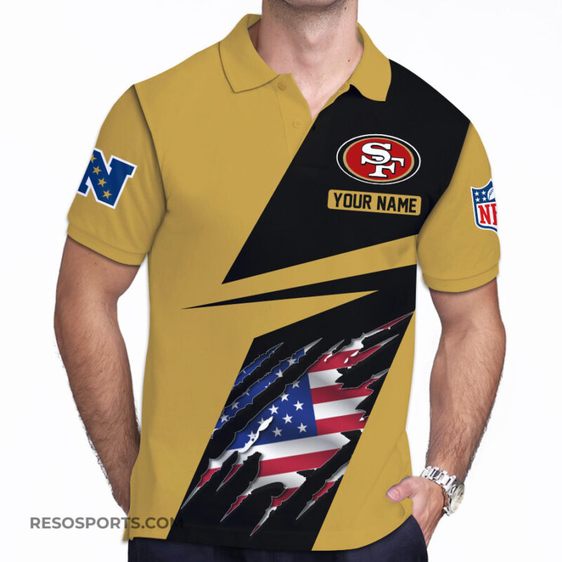 Sportswearmerch San Francisco 49ers NFL Polo Shirt For Fans - Sportswearmerch
