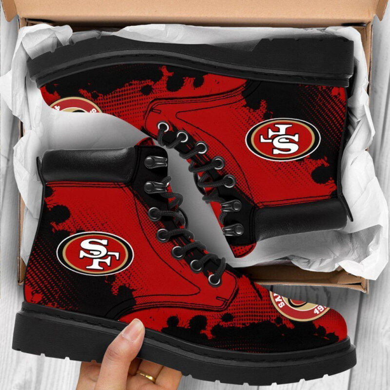 Sportswearmerch San Francisco 49ers NFL Classic Boots For Fan - Sportswearmerch