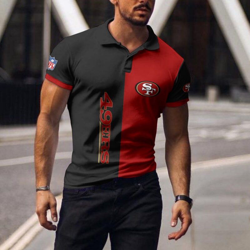 Sportswearmerch San Francisco 49ers NFL Polo T-Shirt For Fan - Sportswearmerch