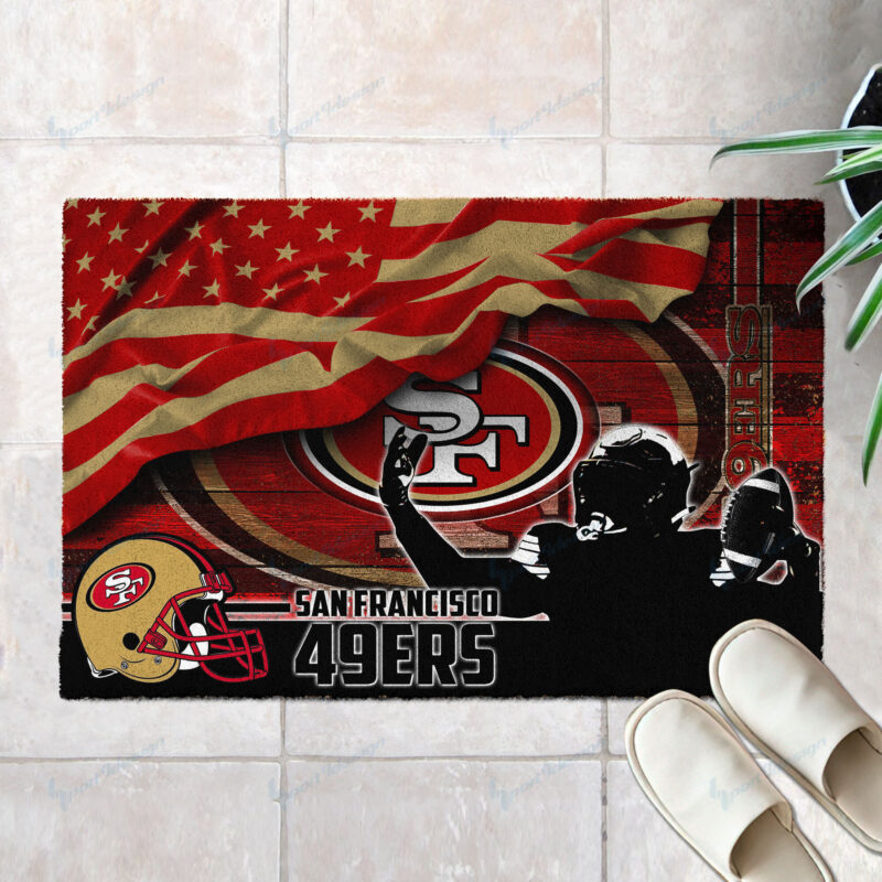 Sportswearmerch San Francisco 49ers NFL Doormat For Fan - Sportswearmerch