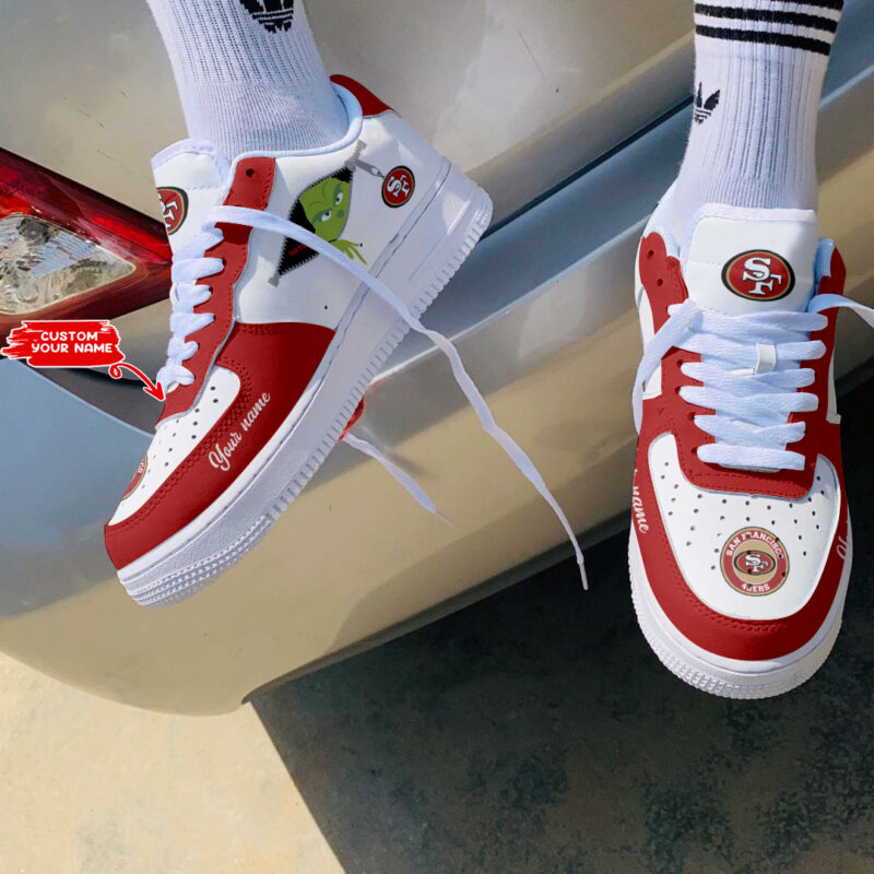 Sportswearmerch San Francisco 49ers NFL Personalized AF1 Shoes For Fan - Sportswearmerch