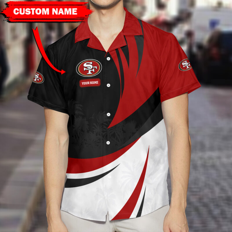 Sportswearmerch San Francisco 49ers NFL Personalized Button Shirt For Fan - Sportswearmerch